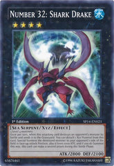 Number 32: Shark Drake [SP14-EN023] Starfoil Rare | Shuffle n Cut Hobbies & Games