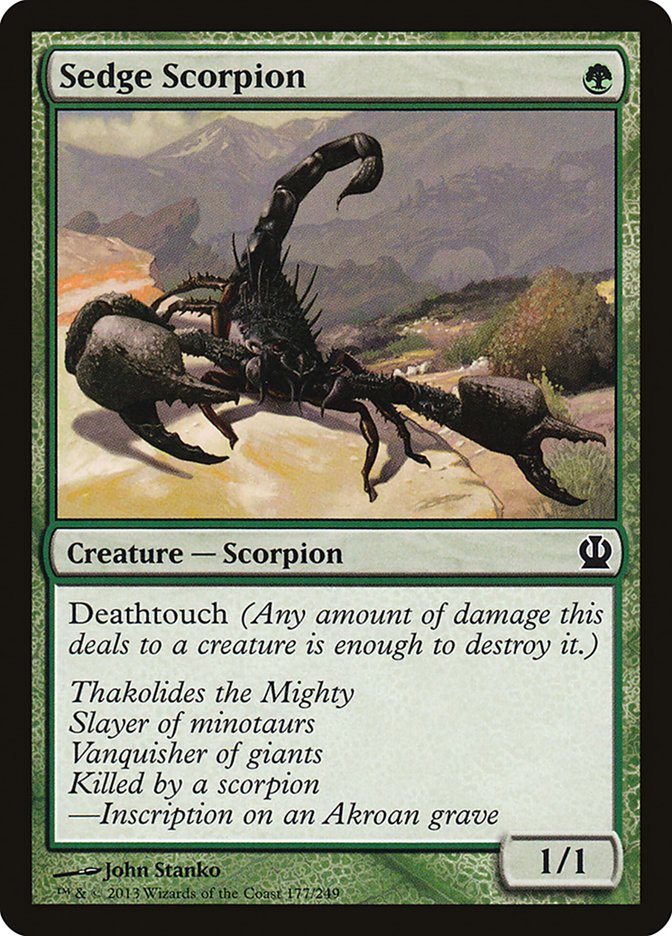 Sedge Scorpion [Theros] | Shuffle n Cut Hobbies & Games