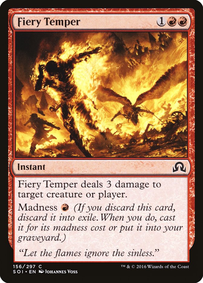 Fiery Temper [Shadows over Innistrad] | Shuffle n Cut Hobbies & Games