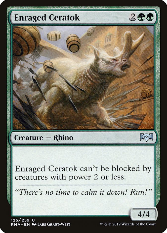 Enraged Ceratok [Ravnica Allegiance] | Shuffle n Cut Hobbies & Games