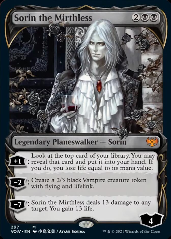 Sorin the Mirthless (Showcase Fang Frame) [Innistrad: Crimson Vow] | Shuffle n Cut Hobbies & Games
