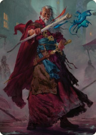 Elminster Art Card (64) [Commander Legends: Battle for Baldur's Gate Art Series] | Shuffle n Cut Hobbies & Games