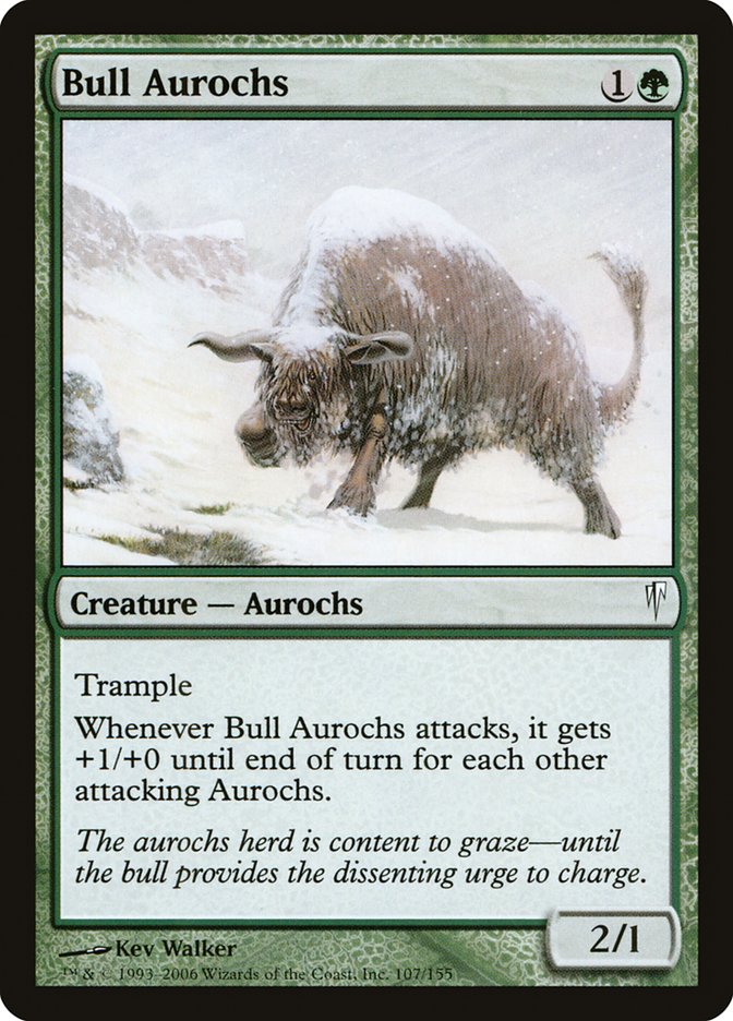 Bull Aurochs [Coldsnap] | Shuffle n Cut Hobbies & Games