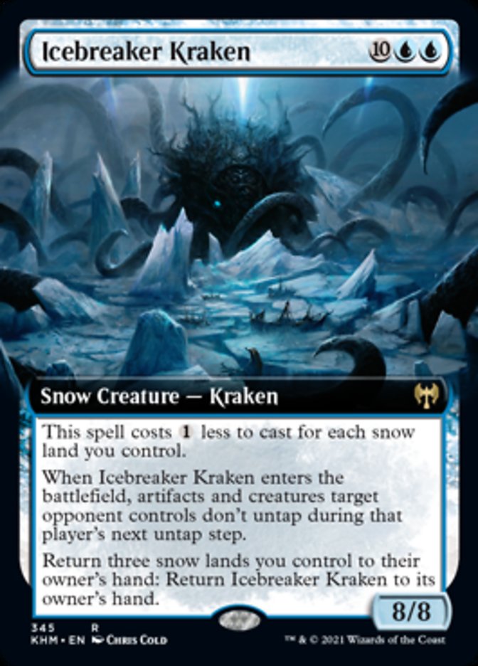 Icebreaker Kraken (Extended Art) [Kaldheim] | Shuffle n Cut Hobbies & Games