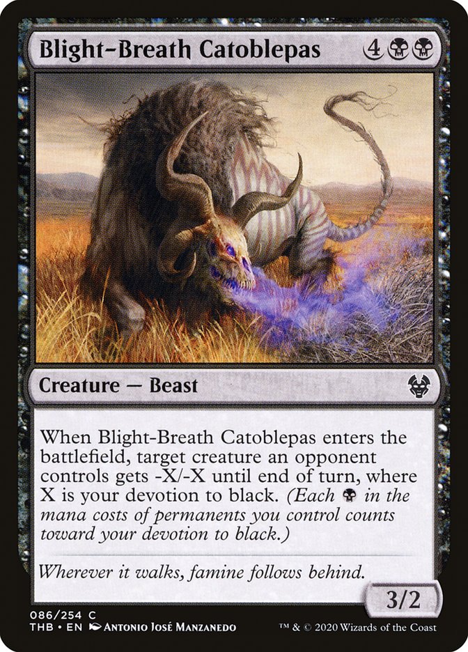 Blight-Breath Catoblepas [Theros Beyond Death] | Shuffle n Cut Hobbies & Games