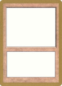 1999 World Championship Blank Card [World Championship Decks 1999] | Shuffle n Cut Hobbies & Games