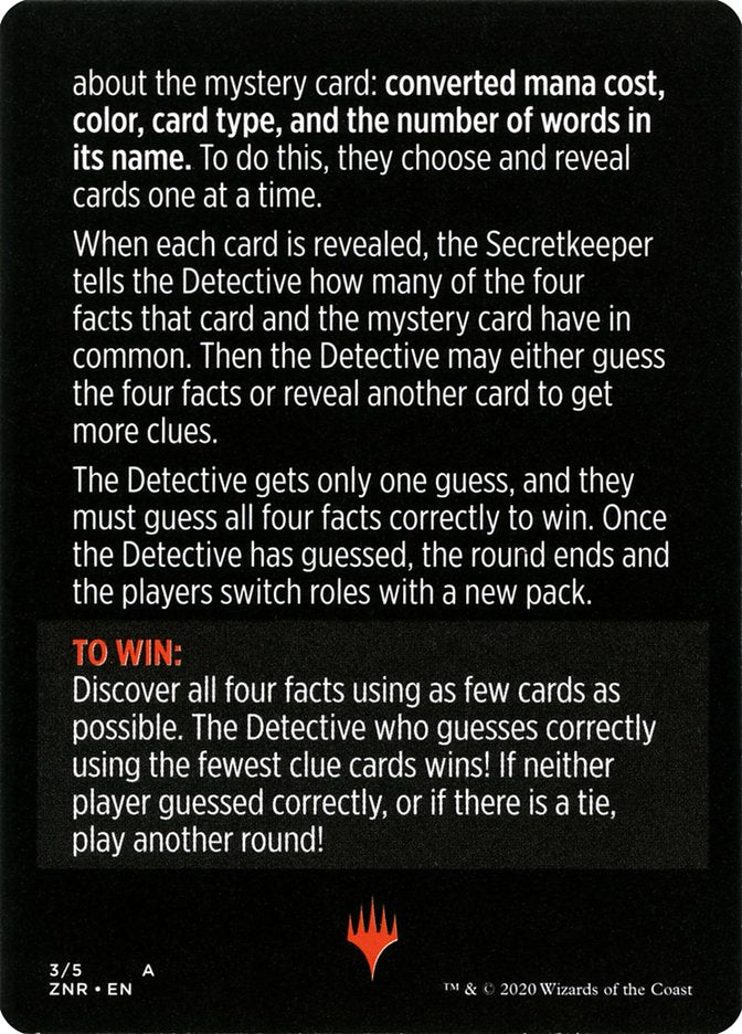 Booster Sleuth (Magic Minigame) [Zendikar Rising Minigame] | Shuffle n Cut Hobbies & Games
