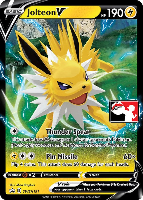 Jolteon V (SWSH151) [Prize Pack Series One] | Shuffle n Cut Hobbies & Games