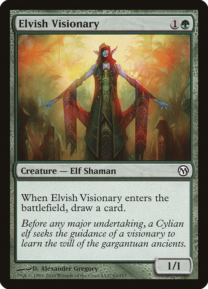 Elvish Visionary [Duels of the Planeswalkers] | Shuffle n Cut Hobbies & Games