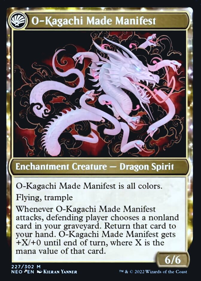 The Kami War // O-Kagachi Made Manifest [Kamigawa: Neon Dynasty Prerelease Promos] | Shuffle n Cut Hobbies & Games
