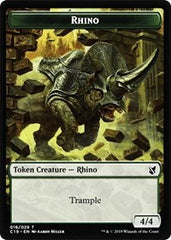 Rhino // Egg Double-Sided Token [Commander 2019 Tokens] | Shuffle n Cut Hobbies & Games