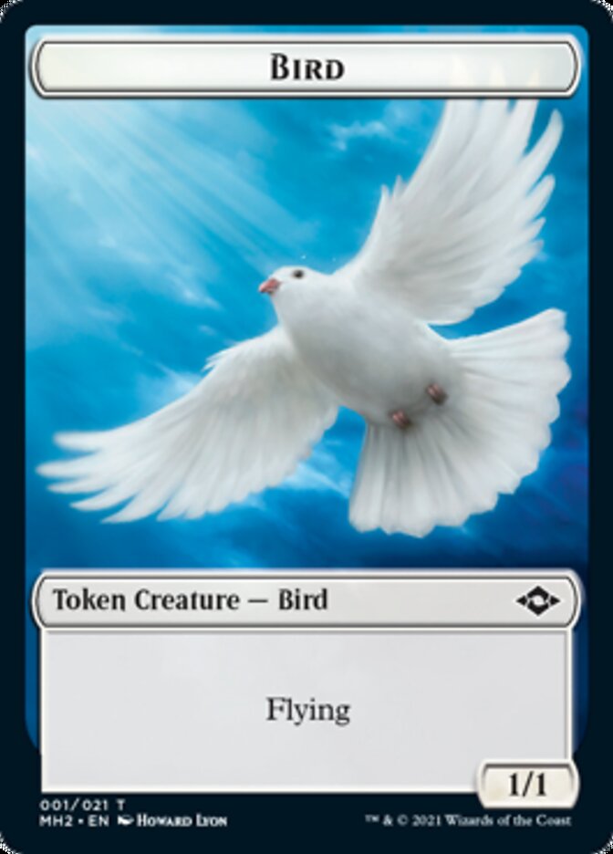 Bird // Treasure (20) Double-Sided Token [Modern Horizons 2 Tokens] | Shuffle n Cut Hobbies & Games