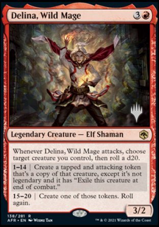 Delina, Wild Mage (Promo Pack) [Dungeons & Dragons: Adventures in the Forgotten Realms Promos] | Shuffle n Cut Hobbies & Games