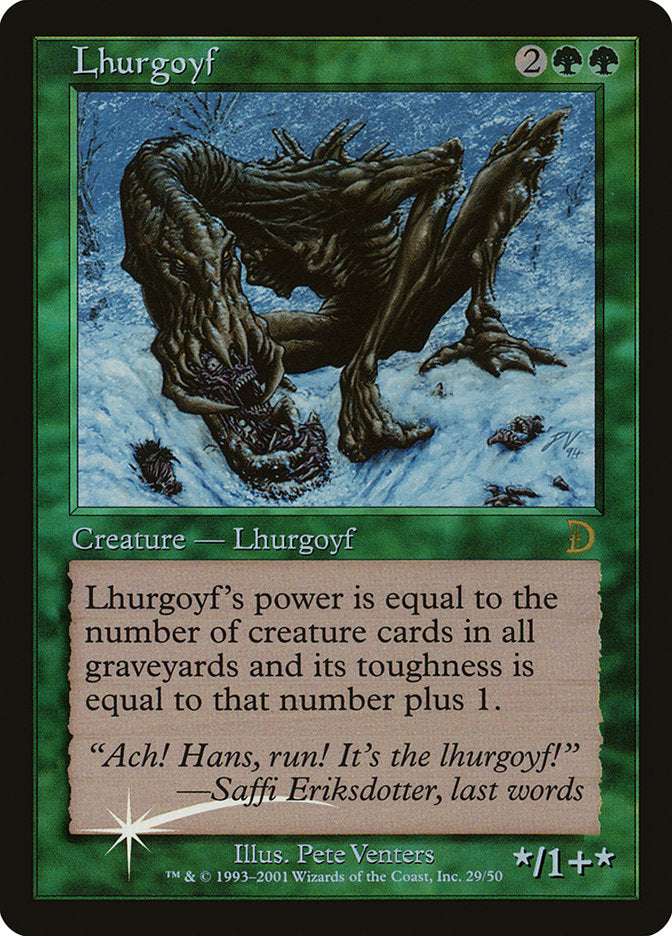 Lhurgoyf [Deckmasters] | Shuffle n Cut Hobbies & Games