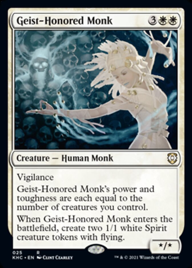Geist-Honored Monk [Kaldheim Commander] | Shuffle n Cut Hobbies & Games