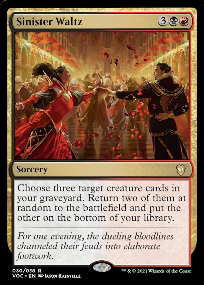 Sinister Waltz [Innistrad: Crimson Vow Commander] | Shuffle n Cut Hobbies & Games