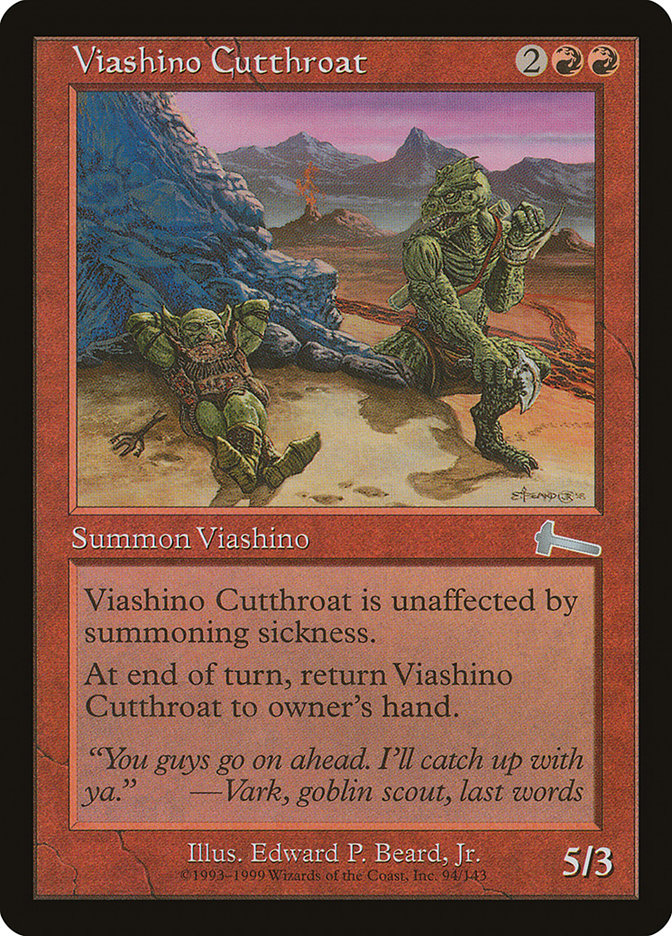 Viashino Cutthroat [Urza's Legacy] | Shuffle n Cut Hobbies & Games