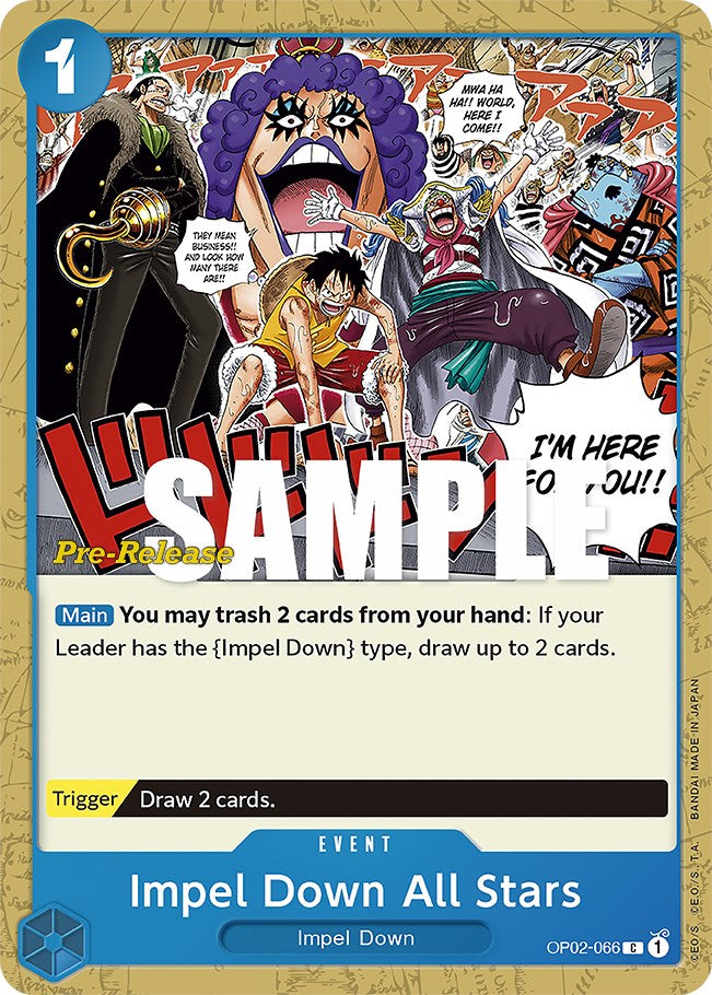 Impel Down All Stars [Paramount War Pre-Release Cards] | Shuffle n Cut Hobbies & Games