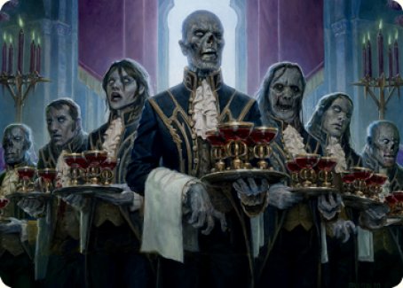 Dying to Serve Art Card [Innistrad: Crimson Vow Art Series] | Shuffle n Cut Hobbies & Games