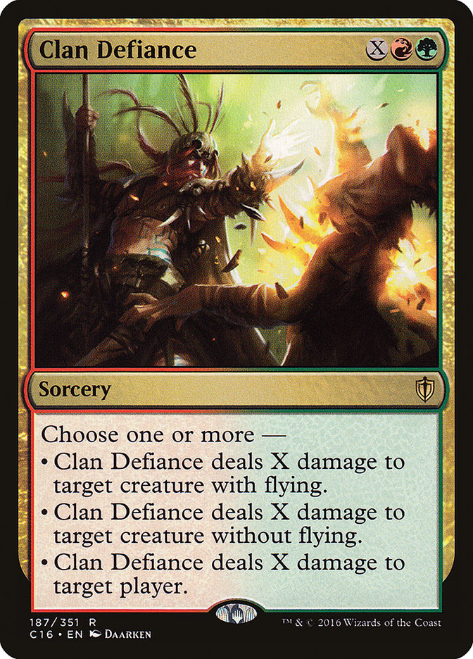 Clan Defiance [Commander 2016] | Shuffle n Cut Hobbies & Games