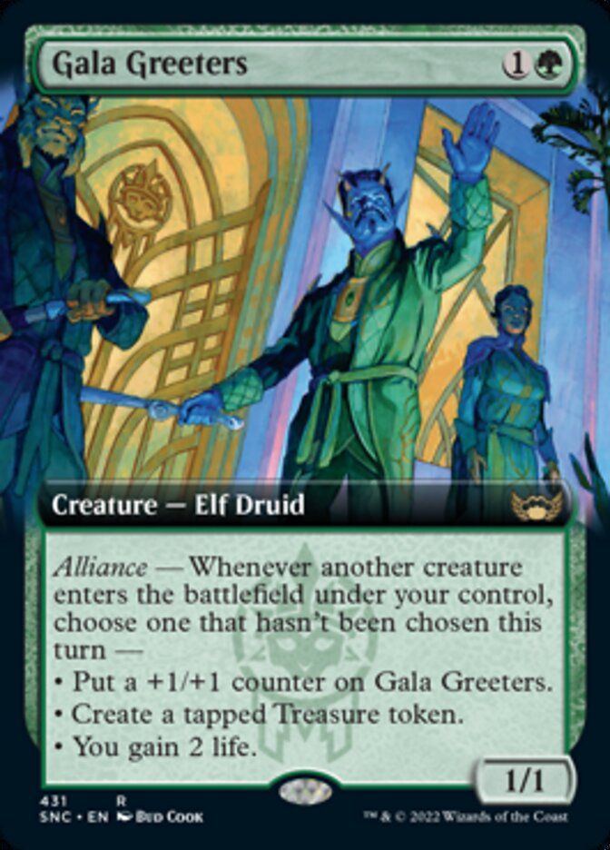 Gala Greeters (Extended Art) [Streets of New Capenna] | Shuffle n Cut Hobbies & Games