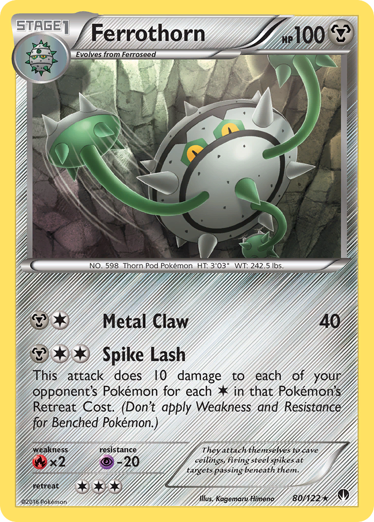 Ferrothorn (80/122) [XY: BREAKpoint] | Shuffle n Cut Hobbies & Games