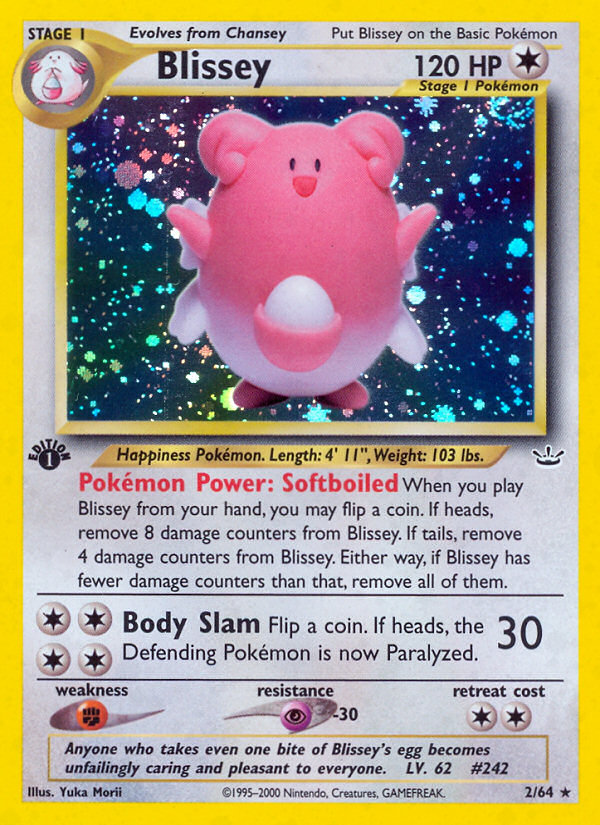 Blissey (2/64) [Neo Revelation 1st Edition] | Shuffle n Cut Hobbies & Games