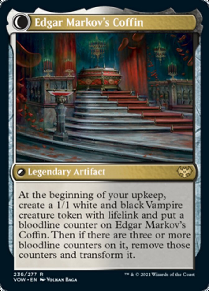 Edgar, Charmed Groom // Edgar Markov's Coffin [Innistrad: Crimson Vow] | Shuffle n Cut Hobbies & Games