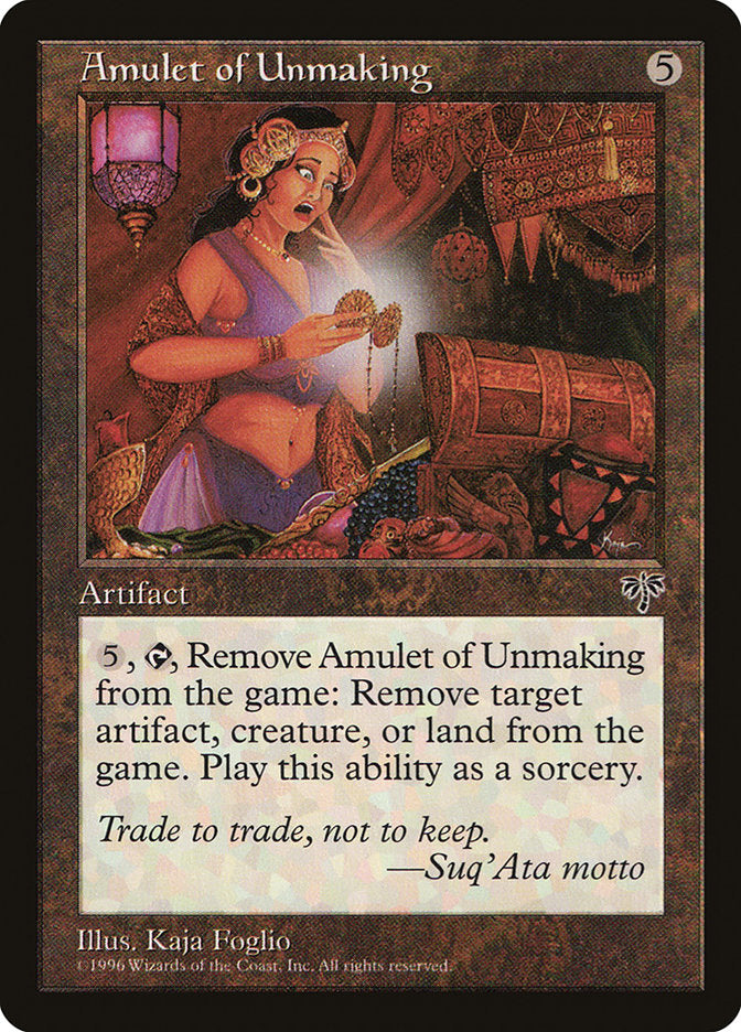 Amulet of Unmaking [Mirage] | Shuffle n Cut Hobbies & Games