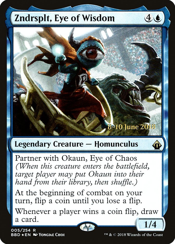 Zndrsplt, Eye of Wisdom [Battlebond Prerelease Promos] | Shuffle n Cut Hobbies & Games