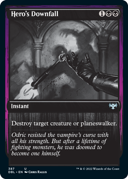 Hero's Downfall [Innistrad: Double Feature] | Shuffle n Cut Hobbies & Games