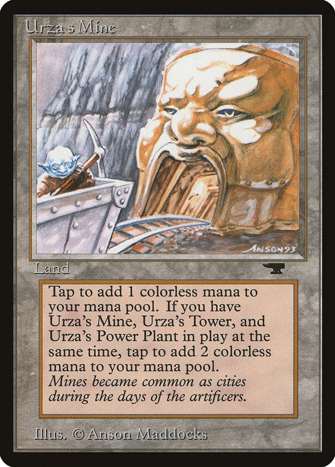 Urza's Mine (Mine Cart Entering Mouth) [Antiquities] | Shuffle n Cut Hobbies & Games