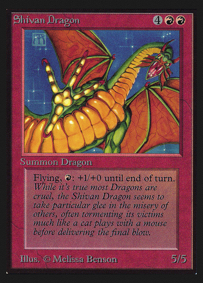 Shivan Dragon [International Collectors' Edition] | Shuffle n Cut Hobbies & Games