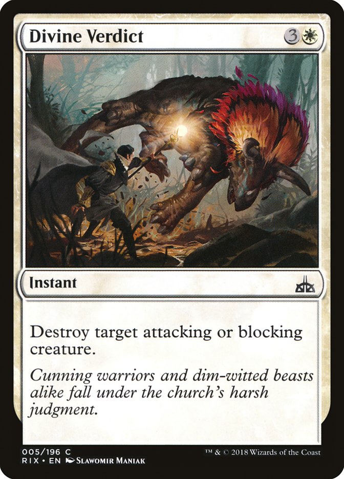 Divine Verdict [Rivals of Ixalan] | Shuffle n Cut Hobbies & Games