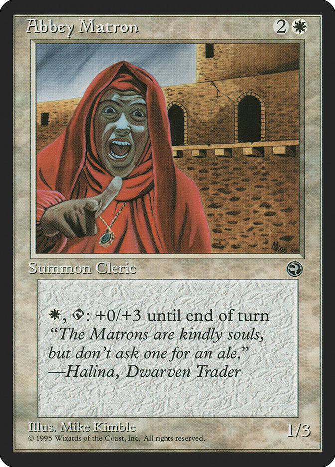 Abbey Matron (Halina Flavor Text) [Homelands] | Shuffle n Cut Hobbies & Games