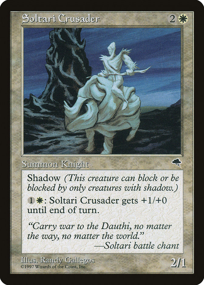Soltari Crusader [Tempest] | Shuffle n Cut Hobbies & Games