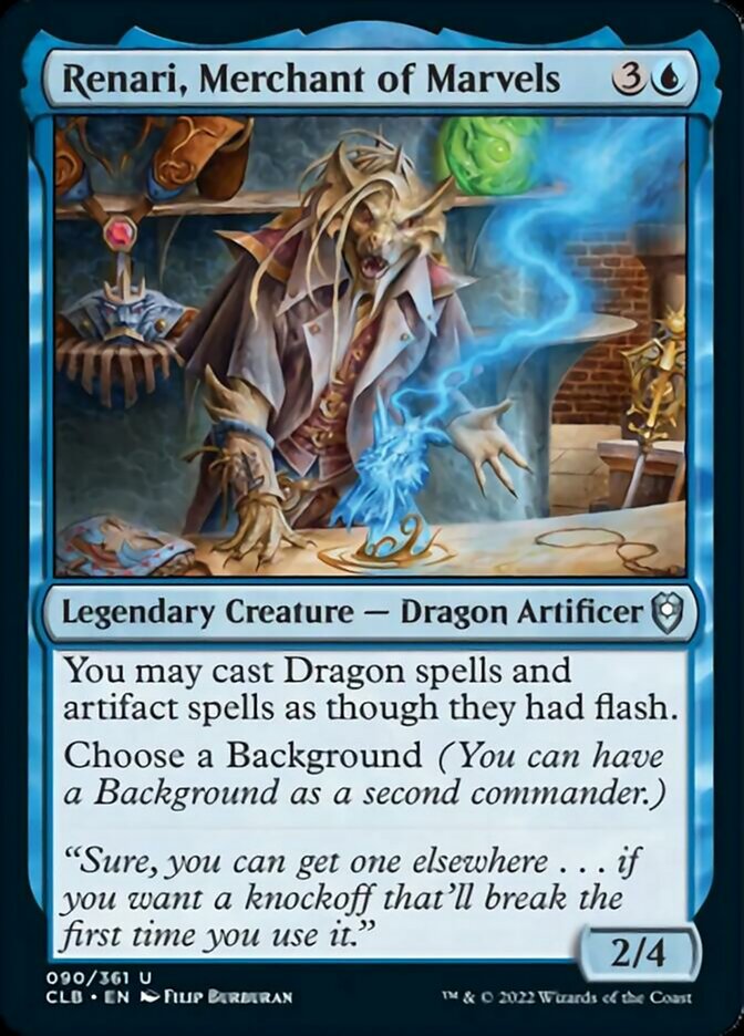 Renari, Merchant of Marvels [Commander Legends: Battle for Baldur's Gate] | Shuffle n Cut Hobbies & Games