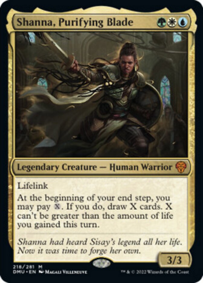 Shanna, Purifying Blade [Dominaria United] | Shuffle n Cut Hobbies & Games