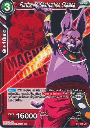 Furthering Destruction Champa [BT1-005] | Shuffle n Cut Hobbies & Games
