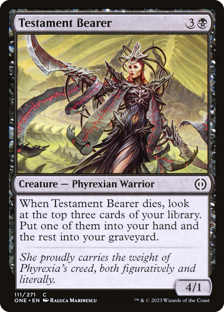 Testament Bearer [Phyrexia: All Will Be One] | Shuffle n Cut Hobbies & Games