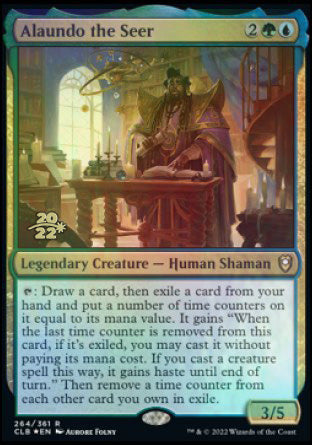 Alaundo the Seer [Commander Legends: Battle for Baldur's Gate Prerelease Promos] | Shuffle n Cut Hobbies & Games