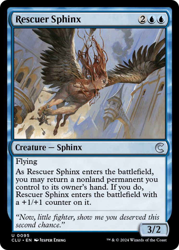 Rescuer Sphinx [Ravnica: Clue Edition] | Shuffle n Cut Hobbies & Games