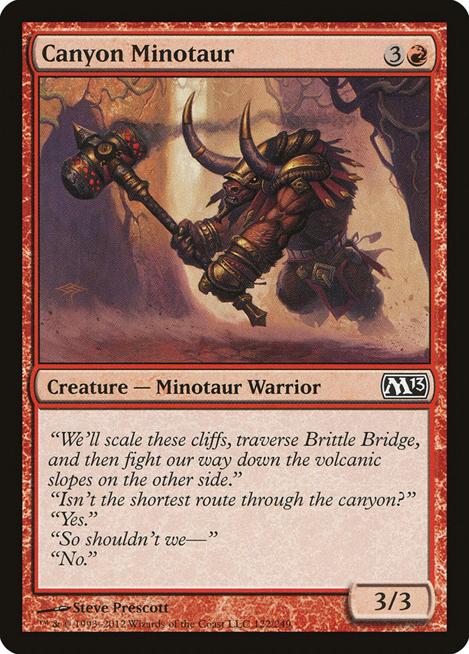 Canyon Minotaur [Magic 2013] | Shuffle n Cut Hobbies & Games