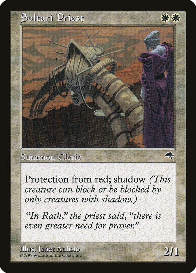 Soltari Priest [Tempest] | Shuffle n Cut Hobbies & Games