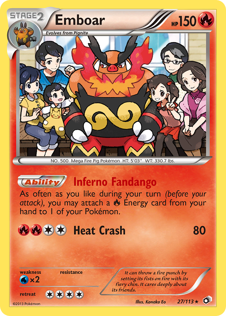 Emboar (27/113) [Black & White: Legendary Treasures] | Shuffle n Cut Hobbies & Games