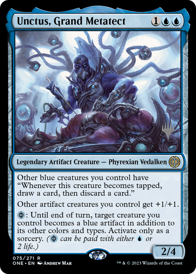 Unctus, Grand Metatect (Promo Pack) [Phyrexia: All Will Be One Promos] | Shuffle n Cut Hobbies & Games
