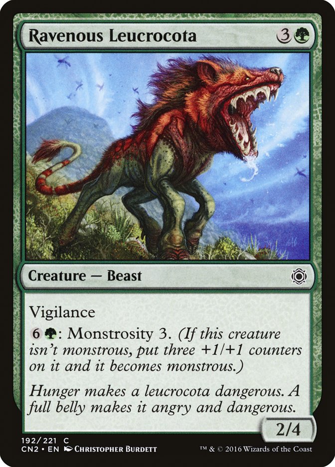Ravenous Leucrocota [Conspiracy: Take the Crown] | Shuffle n Cut Hobbies & Games