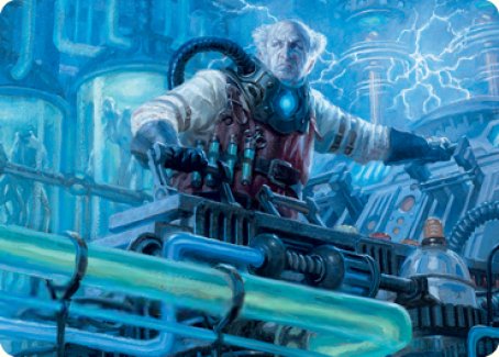 Ludevic, Necrogenius Art Card [Innistrad: Midnight Hunt Art Series] | Shuffle n Cut Hobbies & Games
