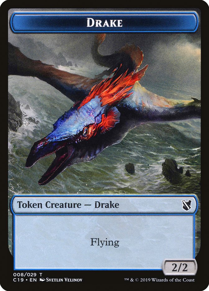 Drake Token [Commander 2019 Tokens] | Shuffle n Cut Hobbies & Games