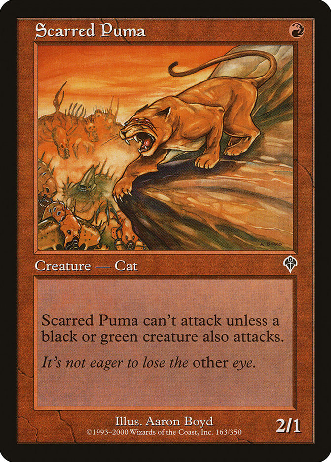 Scarred Puma [Invasion] | Shuffle n Cut Hobbies & Games